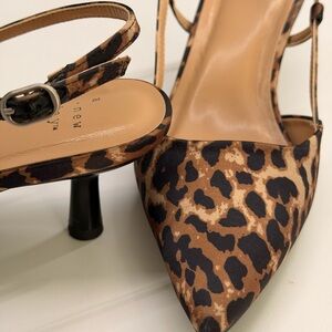 Leopard Slingback Heels